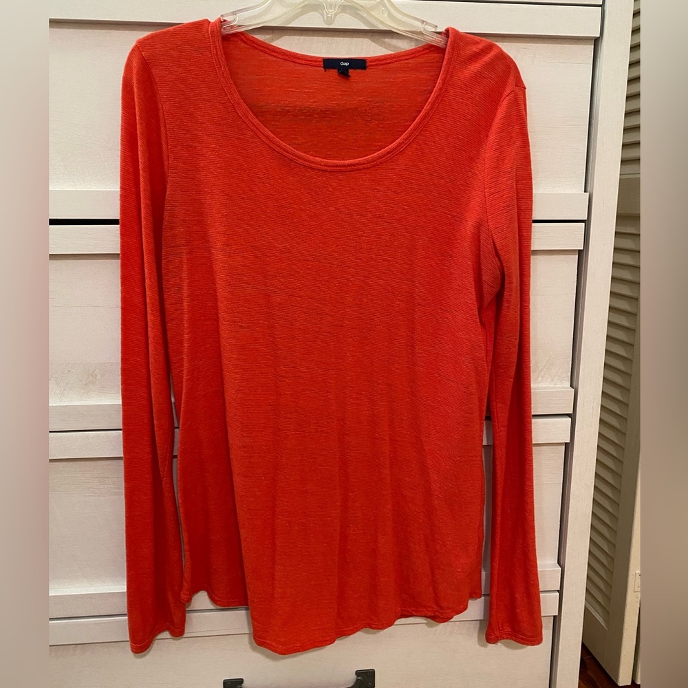 Orange Long sleeve Shirt